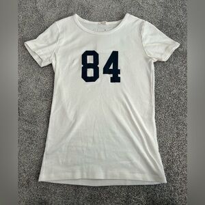 Brandy Melville White Graphic T-Shirt